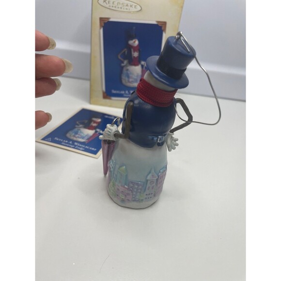 Hallmark Keepsake Snowman: 2005 Skylar A Woolscarf Ornament - Picture 3 of 5